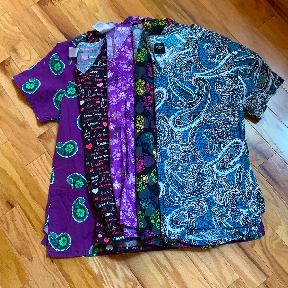 Scrub tops